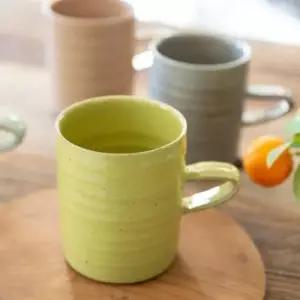 도자기잔 이천도자기 명 파스텔 도자기 롱 머그컵 600ml