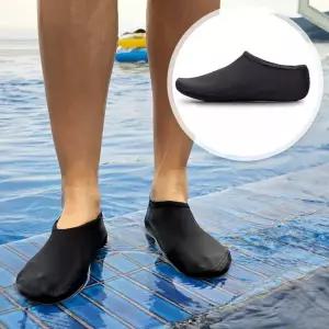 L 블랙 물놀이 핀삭스 아쿠아슈즈