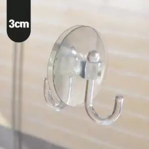 [JED] 벽면걸이 다용도흡착후크 접착식고리 투명흡착걸이