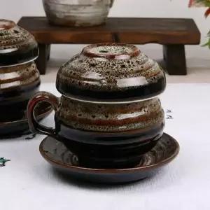 2인구성 전통찻잔 전통다기세트 다도 차세트 녹차잔