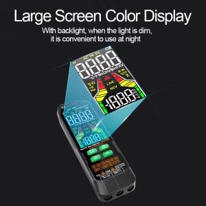 USB 충전 스마트 멀티 메트로 디지털 전문 AC DC 전류 전압 검출기 펜 커패시턴스 온도 자동 범위 테스터