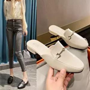 인기상품 여성 뮬 로퍼 데일리 구두 캐주얼 굽높이3cm [WFK6E85_260406]