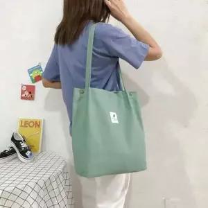 Leaf 캔버스백 20대 여자 에코백 대학생 가방 숄더백