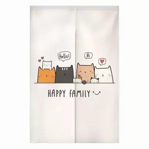 동물 가림막 커튼 공간분리 중문 방문 가리개 현관 문가림막 주방 베란다 창문 커튼