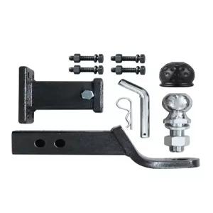 트레일러 견인 장치 고리 마운트 적재 히치 볼 카라반 유럽식 높이조절 리시버