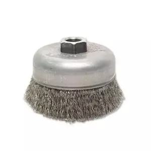 연마 4인치 그라인더용 와이어 컵브러쉬 스텐 고운날