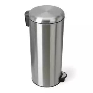 위생용품 스텐 페달휴지통 무소음 30L 38x30.7x5x64.5cm