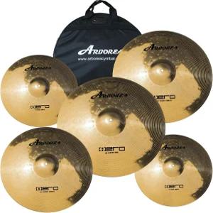 아르보레아 심벌 팩 합금 드럼 세트 14 /16 /18 /20 플러스 무료 백 5피스