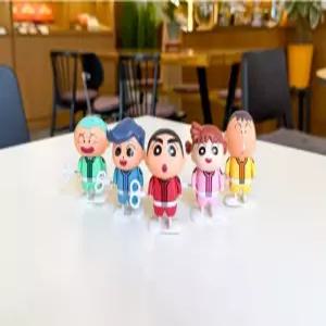 짱구 떡잎마을 방범대 태엽 피규어