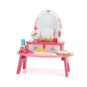 두돌여아 선물용 공주놀이 유아 원목화장대 색상인지능력 감성발달