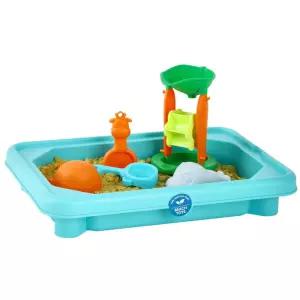 유아 물놀이 겸용 모래놀이 도구틀 테이블 세트 흙장난 상상력향상