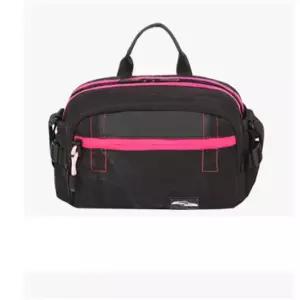 빅 힙색 크로스 여행 보조 수납 멀티 가방 핑크