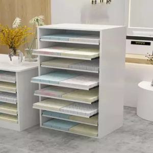 스케치북 수납장 도화지 보관함 도면 종이 지류함 정리함 미술 책장 선반