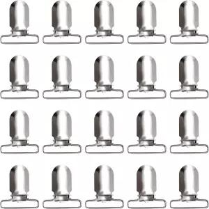 레이투어 40피스 남성 서스펜션 클립 금속 시트 스트랩 홀더 패스너 헤비 듀티 침대