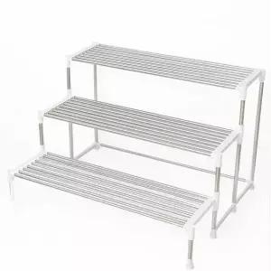 거실 베란다 철재 3단 화분 진열대 선반 식물 정리