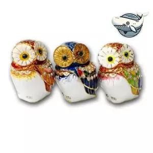 [RIZPICK]칠보 부엉이 장식 인테리어 소품 디자인 수공예 거실액자인테리어