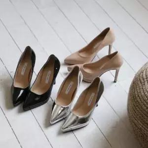 국산구두 국내생산 뾰족코 가보시 얇은굽 여성 하이힐 펌프스힐Y