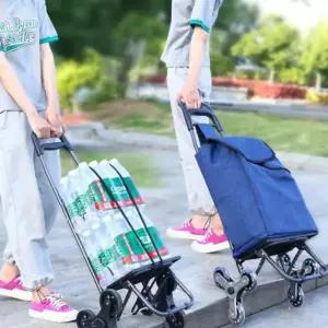 [RIZPICK]접이식 쇼핑 장바구니 카트 캐리어 시장 마트 폴딩