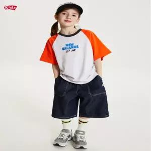 [롯데백화점]뉴발란스 Ready Set Rugby!_5부 라글란 티셔츠 + 버뮤다 팬츠 셋업NK9YG2413U