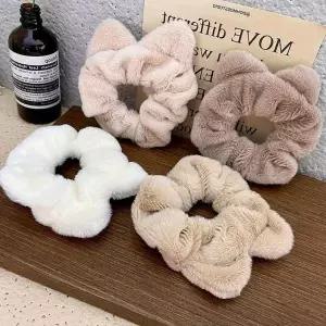 귀여운 아기고양이귀 털복실복실 곱창밴드 헤어밴드