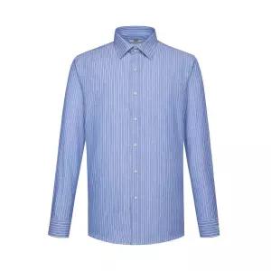 [닥스][아울렛] 린넨 스트라이프 셔츠 컴포트슬림핏 블루