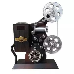 BS 엔틱 영사기 태엽 오르골 보석함