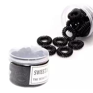 스프링 머리끈(소형) 자국없는 헤어끈 전화선 헤어끈