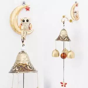 황금빛 올빼미 장식 인테리어 소품 독특한 디자인