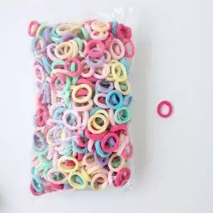 대용량 헤어밴드 헤어끈 500개 핑크계열