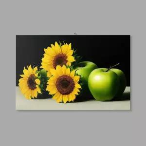 [RIZPICK]풍수 해바라기 청사과 정물화 아크릴 인테리어 액자