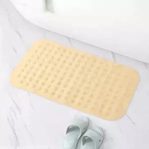 [RIZPICK]타일삭착 미끄럼방지 샤워욕실매트 유아용 바닥매트 34x64cm 베이지