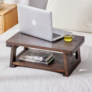 단단한 나무 다다미 소형 테이블 찻상, 일본 가정용 접이식 발코니 베이 윈도우 커피