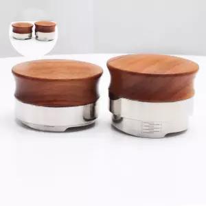 에스프레소머신용품 홈아트 우드 커피 템퍼 디스트리뷰터 레벨링툴 58mm