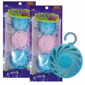 캄파007 향나프탈렌 6P 좀약 방충제 소변기 악취제거/옷장 서랍장 좀벌레