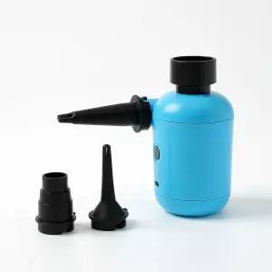 USB 전동 튜브펌프 에어매트 공기주입 블루 공기펌프