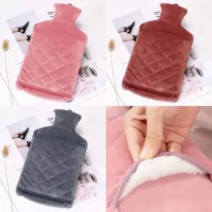 보온물주머니 양털누빔포켓 손난로 온수 배 허리 핫팩 찜질 주머니 1000ml 세트 낚시 캠핑 기숙사