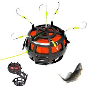 리버스 바텀 미끼 케이지 낚시 바늘, 360 플로팅 봄 덫 잉어 틸라피아 메기 애호가 선물