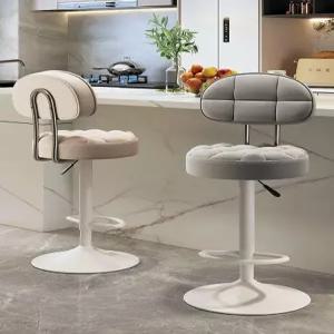 레더 화장대의자 스툴 자취방 높이조절 인테리어 쿠션 체어 북유럽