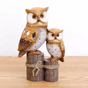 풍수 부엉이 장식품 인테리어 거실 테이블 장식 소품