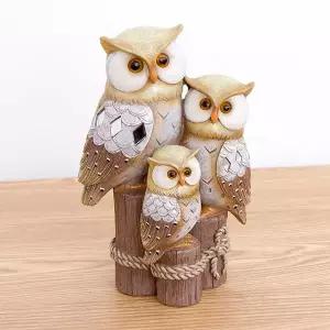 마블 부엉이 장식품 인테리어 거실 테이블 장식 소품