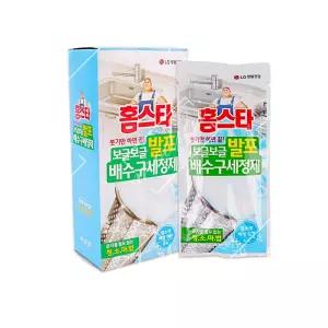 홈스타 발포세정제 배수구세정제 발포 3회분 거품형 싱크대 싱크대배수구세정제 배수구세척제 싱크대배수구