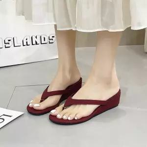 여름 웨지 슬리퍼 편안한 조리 빅사이즈 여자슬리퍼 ible2