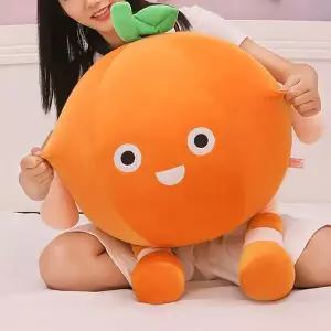 귀여운 대형 쿠션 40센티 감귤 인형 모찌 오렌지 탱자 애착 탱귤