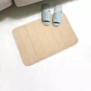 쿠션발매트 가정용 입구 발매트-베이지 욕실발매트