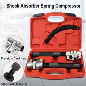 안전 장치가 장착된 충격 흡수기 스프링 압축기 클로 서스펜션 해체 도구 자동차 유지 보수 특수