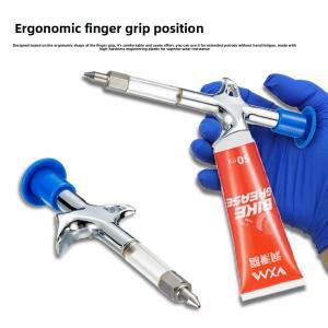 산악 자전거 그리스 플라워 드럼 센터 샤프트 베어링 유지보수 오일링 도구 고압 롱 건 연료 인젝터