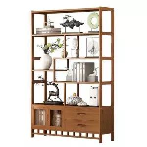 엔틱수석진열장 원목도자기장식장 거실장식선반 트로피진열장 상패진열장