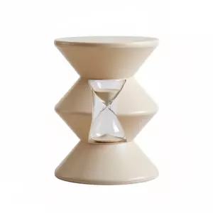 북유럽 모래시계 스툴 화장대 체어 모던 디자인 사이드 테이블