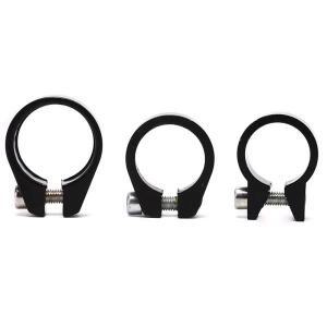 블랙 알루미늄 합금 로드 자전거 퀵 릴리즈 시트포스트 클램프 시트 튜브 클립