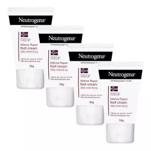 [에이치플러스몰]뉴트로지나 인텐스 리페어 풋크림 56g X 4개